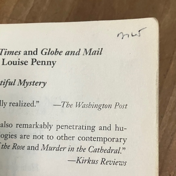 The Beautiful Mystery by Louise Penny - detective Book - Picture 8 of 14